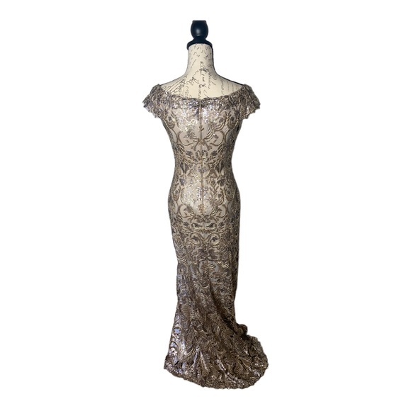 Robe D'été Tadashi Shoji En Soie Beige Clair Taille 6 - Neuf Avec étiquettes